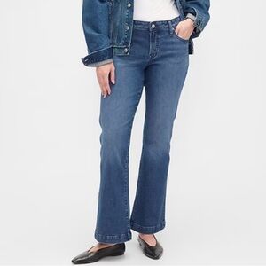 Gap Long & Lean Bootcut Jeans Women 10 Low to mid rise Medium wash Stretch denim